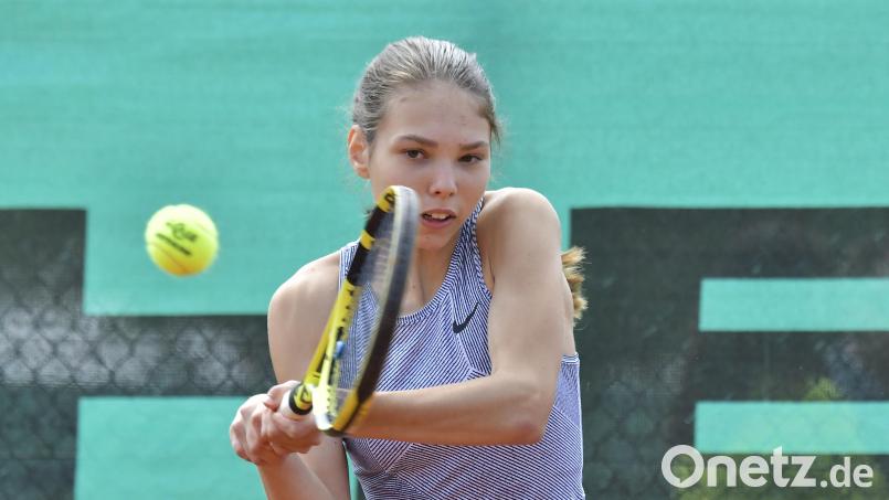Nele Krös (Bild) gewann mit Tereza Krejcova zusammen das Doppel. Bild: Hubert Ziegler