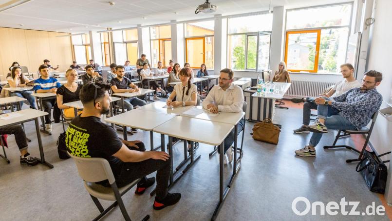Bewerbertraining mit den Wirtschaftsjunioren Bild: Marcus Rebmann/exb