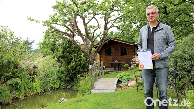 Für die jahrzehntelangen Verdienste um den Laufsport erhielt Josef Spachtholz die DLV Ehrennadel in Gold überreicht. Bild: akp