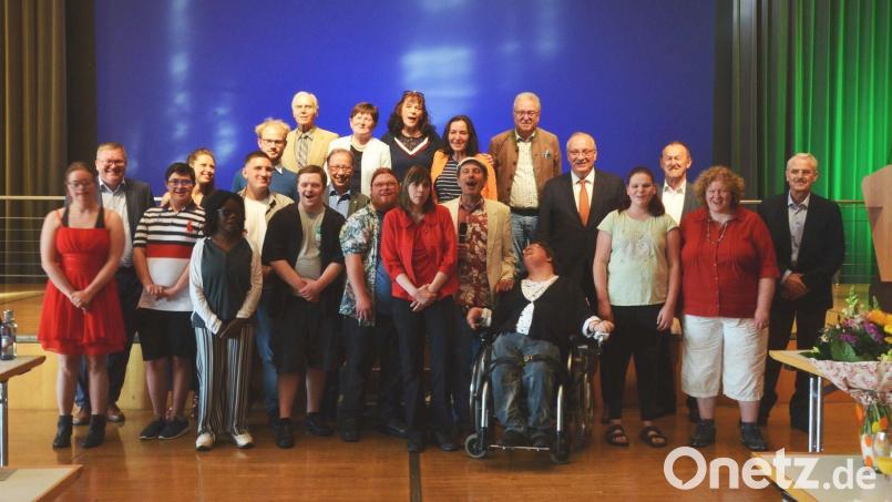 Inklusionspreisverleihung an das Theater Frontal im ACC Amberg Bild:  Kathrin Kirchhöfer/exb