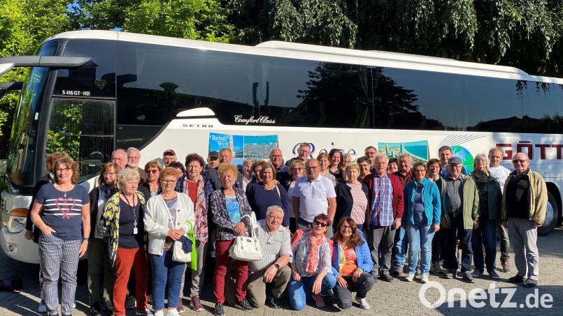 Die Frohsinn-Reisegesellschaft bei ihrer Südschwarzwaldtour Bild: do