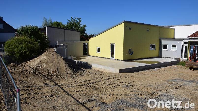 Bevor hier Kinder in die zweite Krippengruppe einziehen können, müssen noch viele Arbeiten erledigt werden. Im Moment ist noch nicht allzu viel zu sehen. Bild: fla