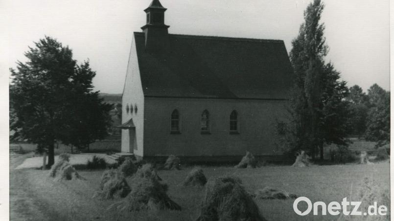 Diese Aufnahme zeigt die Gustav-Adolf-Gedächtniskirche im Jahr 1952. Repro: u/Archiv Strobl