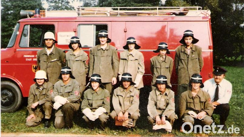 Jugendgruppe der Feuerwehr Erbendorf im Gründungsjahr 1981