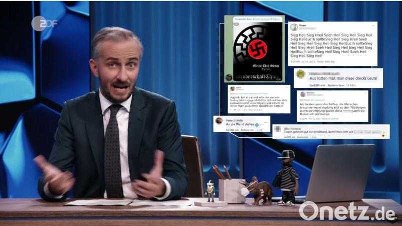 Böhmermann am Freitag auf ZDF. Screenshot: ZDF Magazin Royale