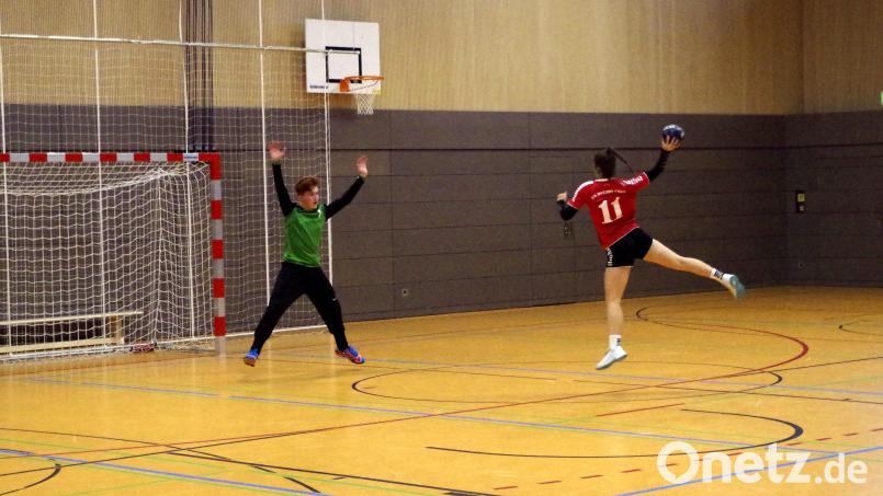 Und: Tor? Der Verein FK Hvezda aus Eger gastiert beim Handball-Club (HSG) Weiden. Bild: Stephan Koch/exb
