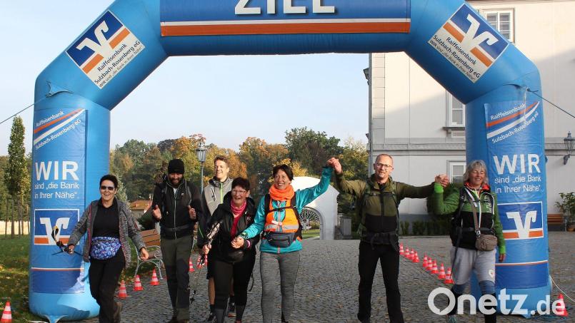 Foto des Großen Schlackenmarsches vom Vorjahr. Es zeigt das Ziel in Tachov. Archivbild: Martin Franitza