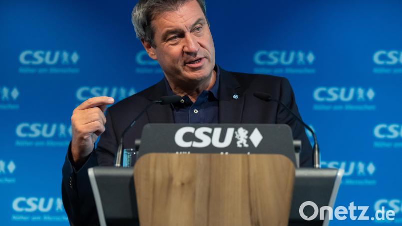 Der bayerische Ministerpräsident und CSU-Vorsitzende Markus Söder fordert die Bundesregierung dazu auf, die Bürger angesichts der Inflation noch stärker zu entlasten. Bild: Sven Hoppe/dpa