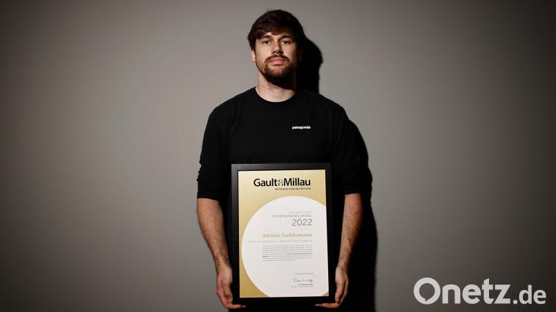 Adrian Kuhlemann wurde vom Restaurantführer &quot;Gault &amp; Millau&quot; als Entdeckung des Jahres ausgezeichnet. Bild: Carsten Koall