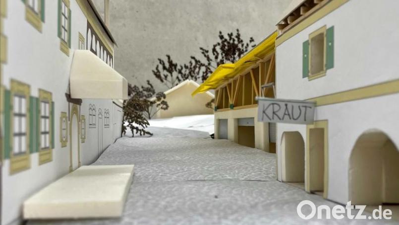 Die OTH-Studenten haben viele Ideen für die Gebäude in Etzenricht. Hier der Entwurf „Kraut und Rüben“ am Beutner Hof in Etzenricht von Marie Bömmel und Julius Schönberger. Bild: Bömmel/Schönberger/exb