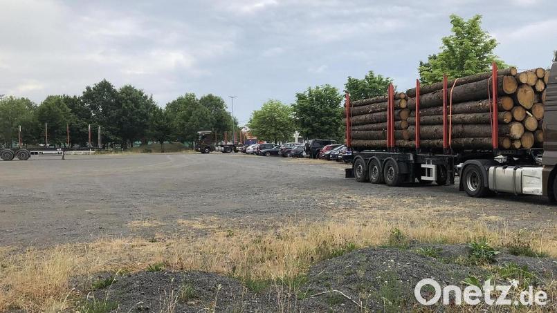Der ehemalige Festplatz an der Egerstraße wird derzeit als Parkplatz genutzt. Nach Auskunft von Bürgermeister Toni Dutz soll hier aller Voraussicht nach im September mit den Bauarbeiten für den Norma-Markt begonnen werden. Bild: wro