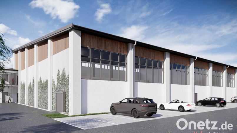 Die Computeranimation des Architekturbüros Schultes zeigt die künftige Mehrfachsporthalle in Unterköblitz. Bild: Architekturbüro Schultes/exb