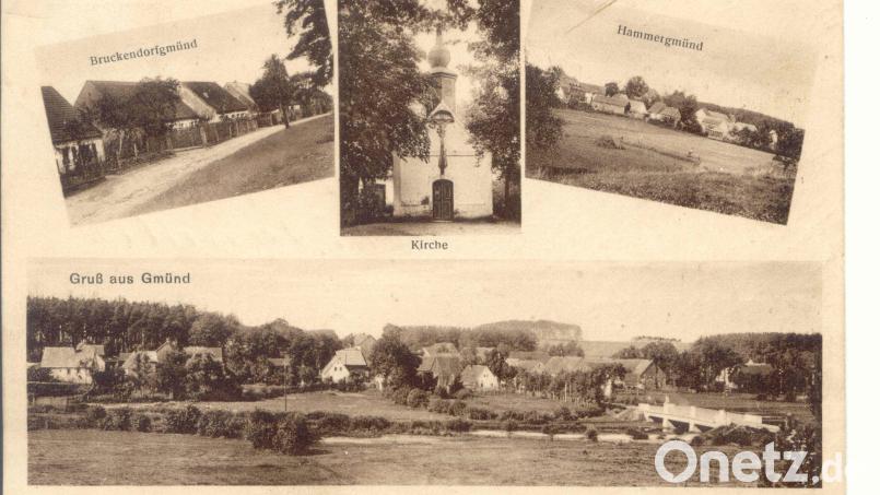 Postkarten aus Gmünd vom 23. Mai 1933. Bild: Archiv Kultur- und Militärmuseum Grafenwöhr/exb