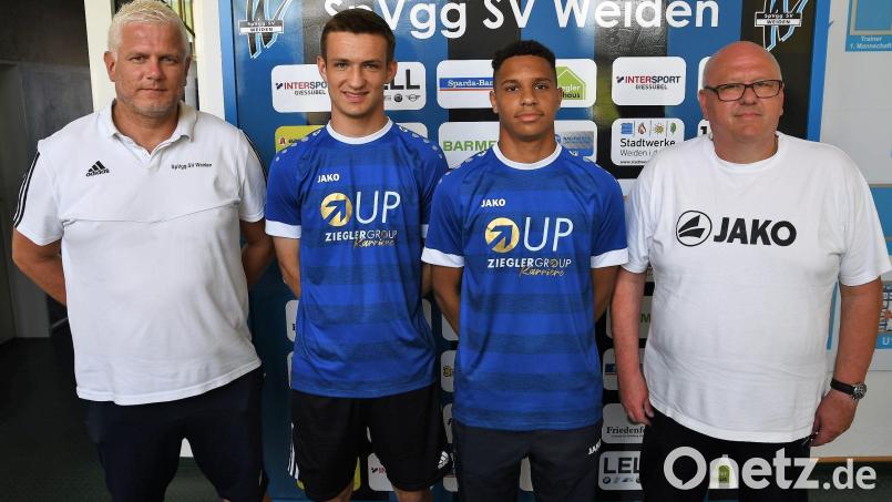 Stefan Pühler (links) und Tobias Gerber gehören jetzt zum Bayernligakader. Bild: Nachtigall/exb