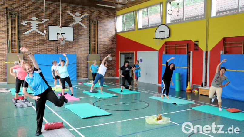 Freude an Bewegung steht im Vordergrund, wenn sich die Torturis treffen, wie hier in der Turnhalle der Grundschule Teunz. Bild: akp