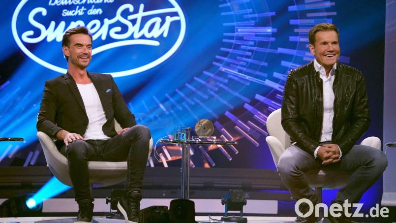 Der eine geht und der andere kehrt zurück: Florian Silbereisen (l) und Dieter Bohlen. Bild: Stefan Gregorowius/dpa