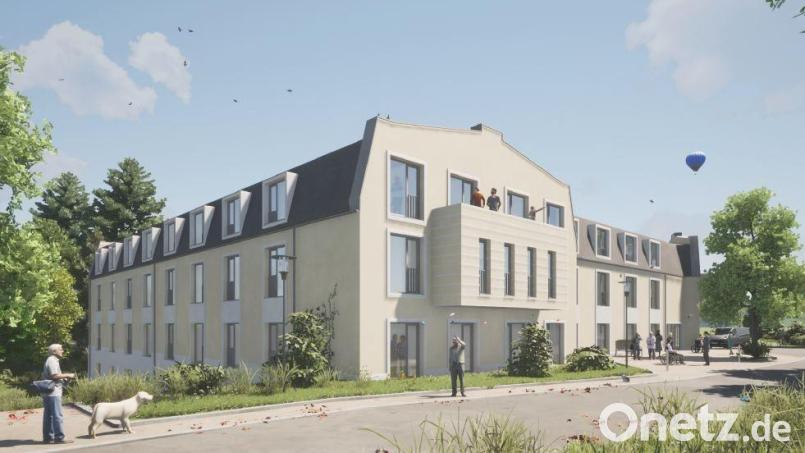 So könnte das Seniorenzentrum aussehen. Bild: Staack Management Architektur/exb