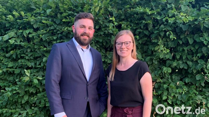 Sebastian Dippold und Nicole Bäumler sollen für die SPD auf Landes- und Bezirksebene Mandate erobern. Bild: Christina Schmid/exb