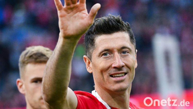 Robert Lewandowski sagt Auf Wiedersehen! Bild: Sven Hoppe/dpa