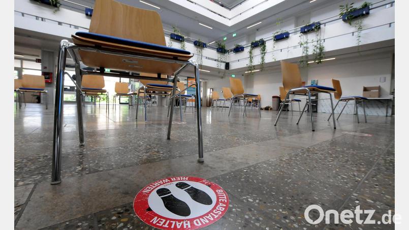 Das Impfzentrum im LCC in Sulzbach-Rosenberg bleibt. Eine entsprechende Vereinbarung wurde bis Ende August verlängert. Bild: Stephan Huber