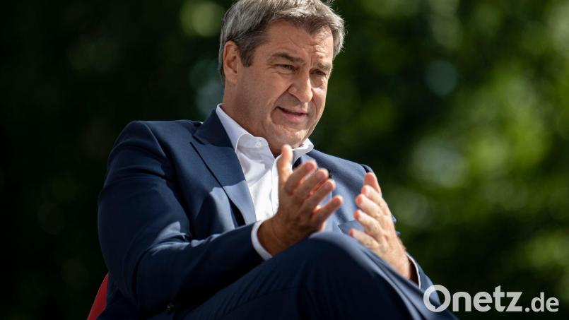 Markus Söder (CSU), Parteivorsitzender und Ministerpräsident von Bayern, spricht bei einem Interview. Bild: Fabian Sommer/dpa/Archivbild