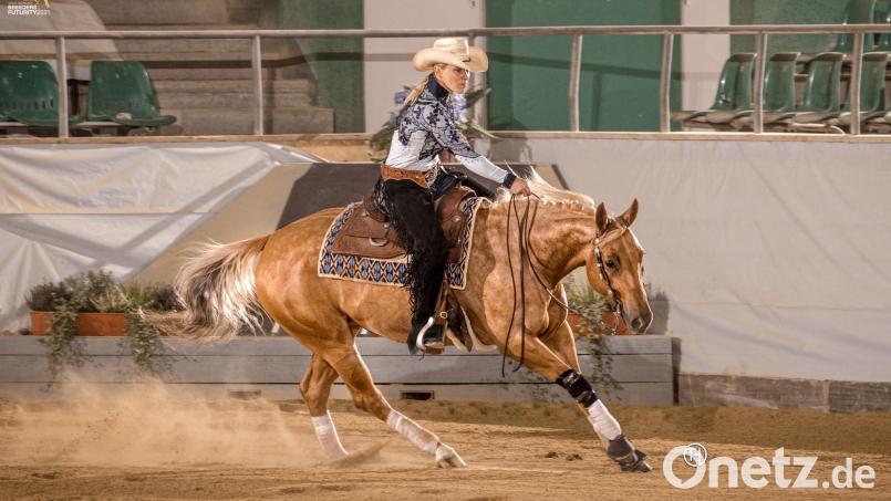 Die Hot Summer Show der NRHA ist in dieser Woche in Kreuth. Bild: Tom Hautmann/exb