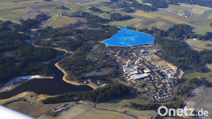 Der Bauausschuss des Marktrates Plößberg fasste den Aufstellungsbeschluss für den Bebauungsplan zur dritten Erweiterung des Gewerbegebietes Betzenmühle. Bild: mür/Grafik: Oberpfalz-Medien