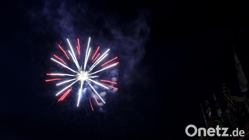 Beim Hahnbacher Marktfest 2022 war für Samstagabend ein großes Feuerwerk geplant. Jetzt wurde es abgesagt. Symbolbild: Stephan Huber