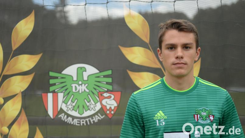Julius Hammer (Bild) und Kilian Heldmann wechselten von der DJK Ammerthal zum FC Amberg. Archivbild: Andreas Brückmann