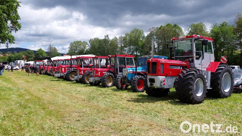 So oder so ähnlich wird am Sonntag auch der Festplatz in Raggau aussehen. Bild: Schlüter- und Oldtimerclub Schwarzachtal/exb