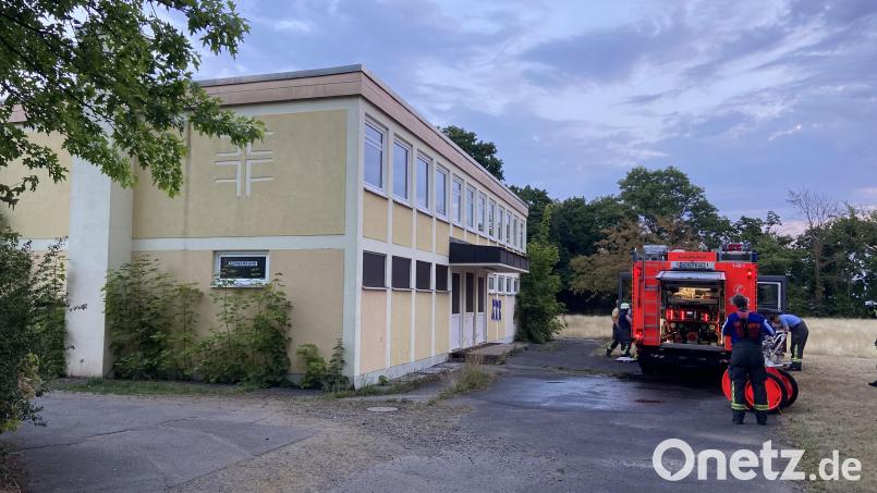 Als die Feuerwehr am TB-Heim eintraf, war die Situation bereits unter Kontrolle. Bild: Gustl Beer