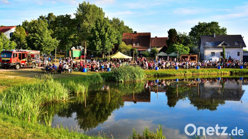 Beim Weiherfest gefiel es den vielen Besuchern. Bild: Michael Altrichter/exb