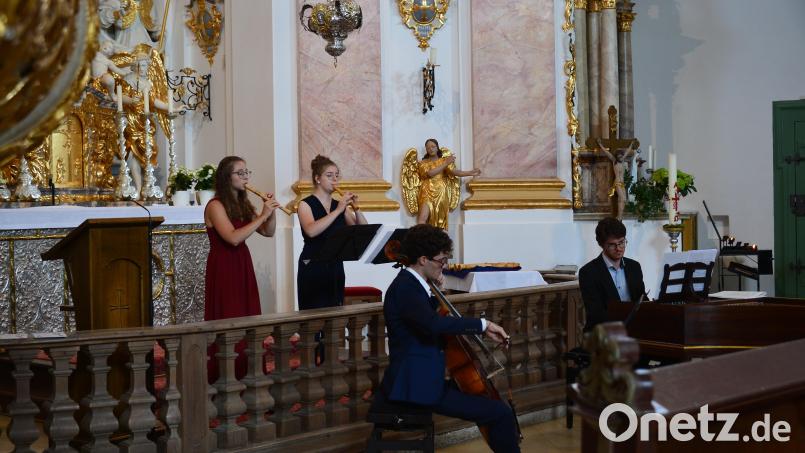 Das Ensemble &quot;La Prosperina&quot; in der Kapplkirche bei Münchenreuth. Bild: Legat/exb