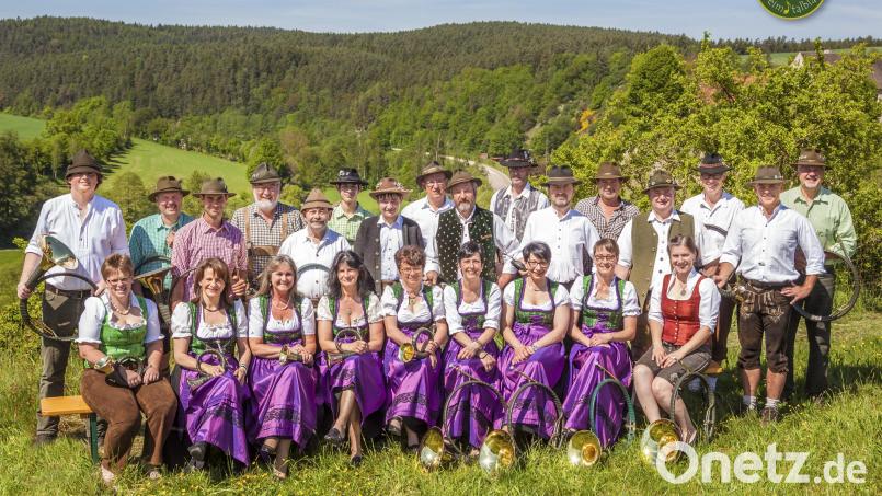 Die &quot;Pfreimdtalbläser&quot; sind das Aushängeschild der Hegegemeinschaft Pfreimd. Mit ihren Signalen haben sie schon viele Feste und Gottesdienst festlich gestaltet. Bild: bnr