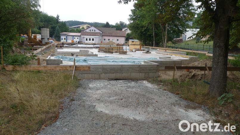 Für Neubau, Umbau und Sanierung der städtischen Kindertagesstätte sind im laufenden Haushalt der Stadt Eschenbach 6,857 Millionen Euro eingeplant. Bild: rn