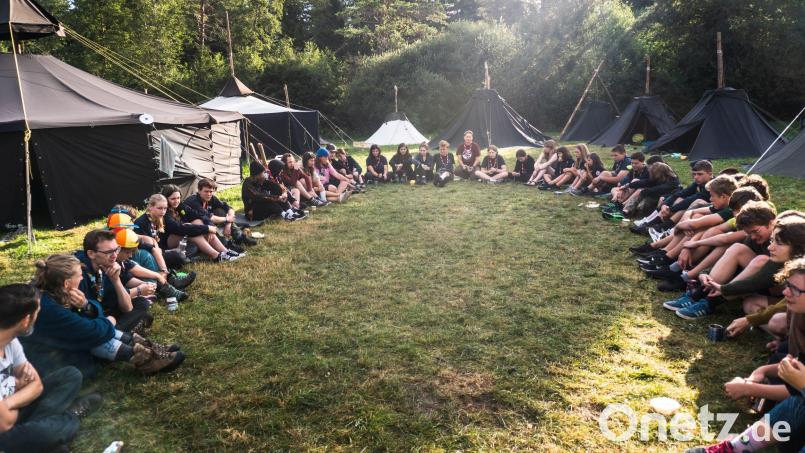 Derzeit läuft das Bundeslager des Bundes des Pfadfinderinnen und Pfadfinder in Königsdorf bei München. Bild: BdP-Stamm Graf Gebhard/exb