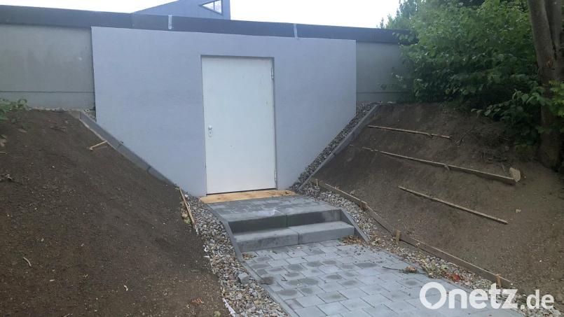 Bis auf wenige Restarbeiten gilt die Maßnahme &quot;Fluchtweg Mehrzweckhalle&quot; als abgeschlossen. Bild: wro