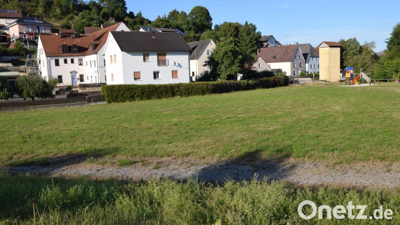 Für dieses Grundstück in exponierter Lage in der Nähe der Hohenburger Straße hat der Marktgemeinderat die Bauvoranfrage für zwei Wohnhäuser an den Bauausschuss zur Klärung verschiedener Fragen weitergegeben. Bild: bö