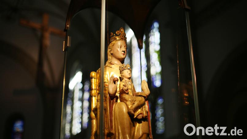 Die Marienanbetung ist tief verankert in der katholischen Tradition. Die evangelische Kirche geht da etwas nüchterner an die Sache heran. Bild: Oliver Berg