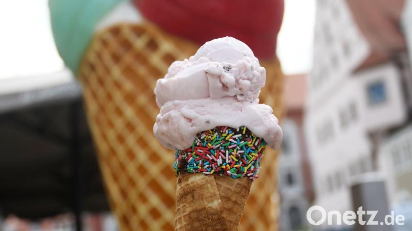 Die Eis-Tournee macht am Mittwoch, 17. August, Station in Vohenstrauß bei der Eisdiele Scotta. Bild: Gabi Schönberger