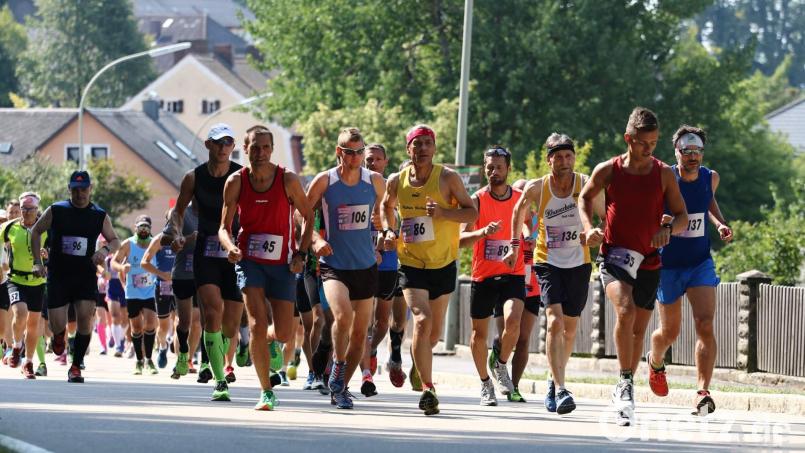 Sie laufen wieder: Der Paneuropa-Halbmarathon führt am kommenden Samstag zum 13. Mal über die bayerisch - tschechische Grenze. Start ist um 11 Uhr am Sportplatz in Stadlern. Bild: eib