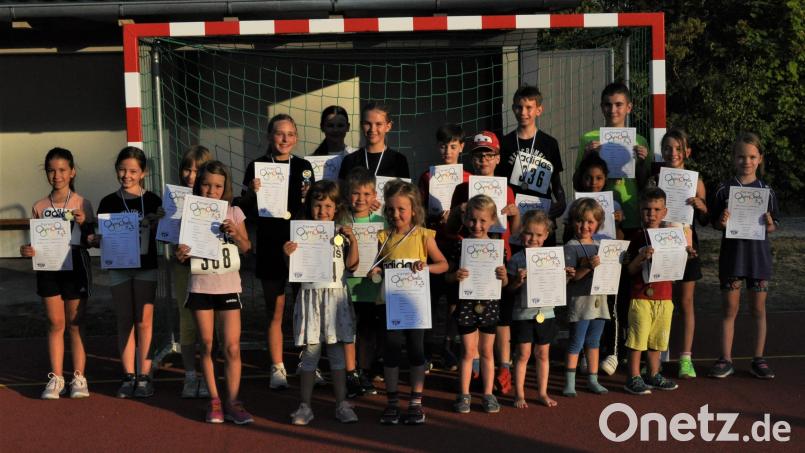Beim Sportfest des TSV Detag Wernberg gibt es viele Sieger. Bild: Josef Zeitler/exb