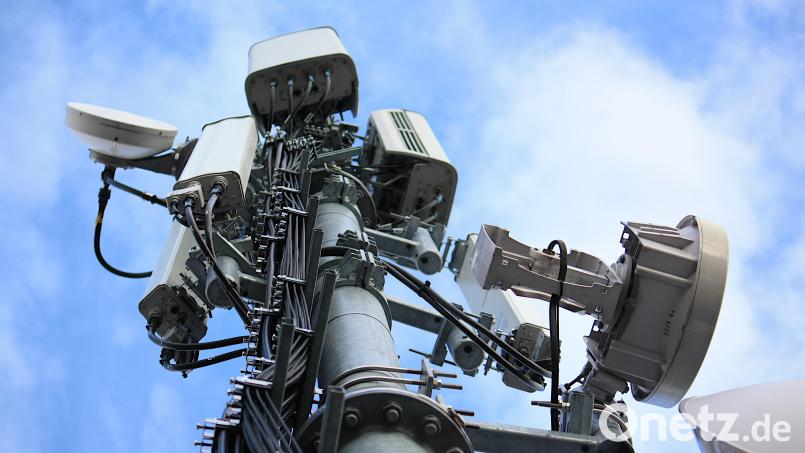 Mobilfunkstandort im O2 Netz. Bild: Jörg Borm/Telefónica/exb