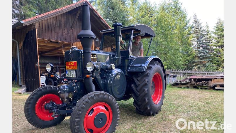 &quot;Der Lanz D 9506 Ackerluft&quot;, Baujahr 1953, ist Hans Deckers ganzer Stolz. Bild: cv