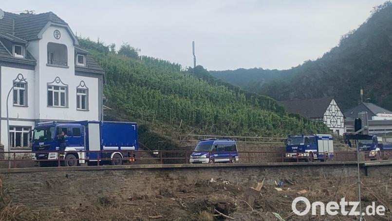Das THW Weiden half unter anderem beim Hochwassereinsatz in Ahrweiler im Juli 2021. Nun sollen die Bundesmittel für den Katastrophenschutz deutlich gekürzt werden – obwohl die Aufgaben steigen. Archivbild: Thomas Schiller/exb