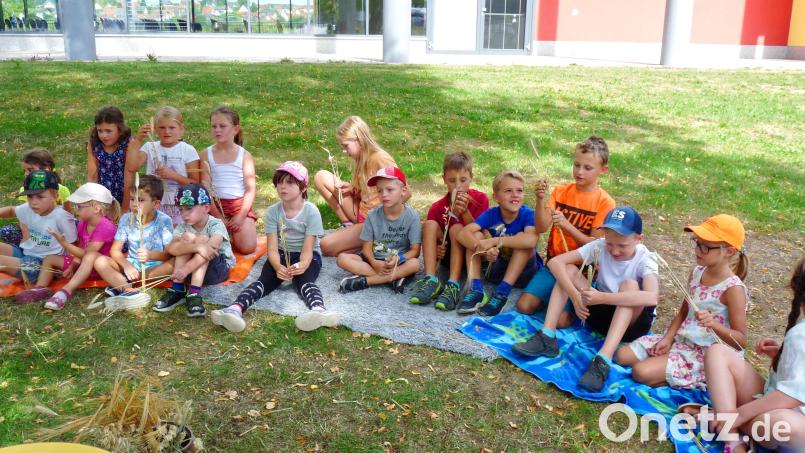 Viel Spaß hatten die Kinder beim Nachmittag des Obst- und Gartenbauvereins im Stadtpark. Bild: njn