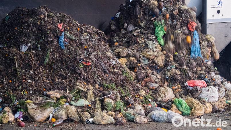 Der Biomüll aus den Landkreis Tirschenreuth und Neustadt/WN sowie der Stadt Weiden soll bald in einer gemeinsamen Bioabfall-Vergärungsanlage entsorgt werden. Symbolbild: Julian Stratenschulte/dpa