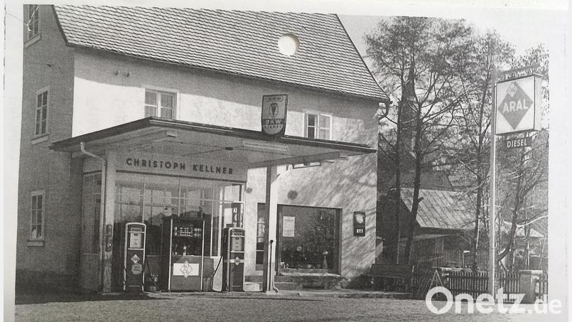 Die erste Tankstelle in Fichtelberg. Repro: gis