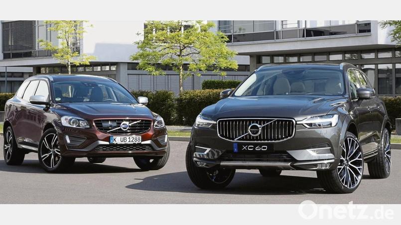 Bei der Kfz-Hauptuntersuchung (HU) schneiden beide Modellgenerationen des Volvo XC 60 gut ab. Bild: Volvo/dpa