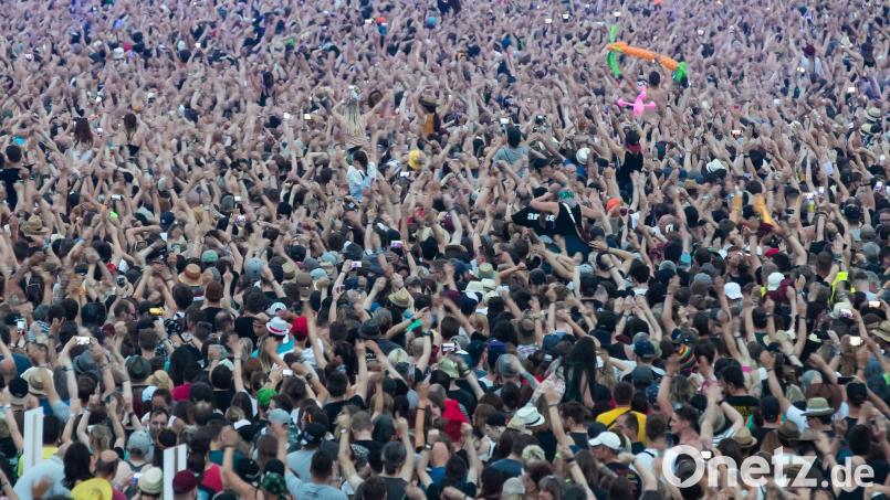 Bei dem Open-Air-Festival waren erstmals spezielle Teams auf dem Gelände unterwegs, um unter anderem Denkanstöße zu Sexismus zu geben, wie es hieß. Bild: Daniel Karmann/dpa